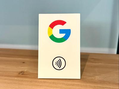 Google Logo Review NFC Stand | Simple Desk Stand