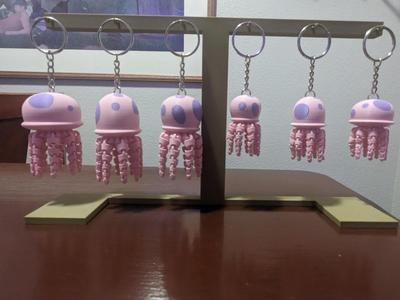 Articulated Jellyfish Keychains For AMS