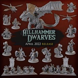 Titan Forge Miniatures - 2022 - April - Hillhammer Dwarves