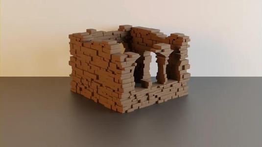 Ruined house #2 - wargaming terrain