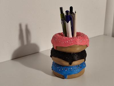 Stacked Donuts Pen/Pencil Holder