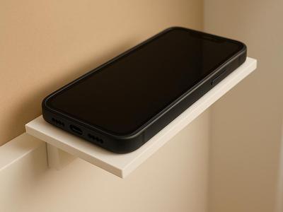 Customizable clip-on or mountable shelves or trays