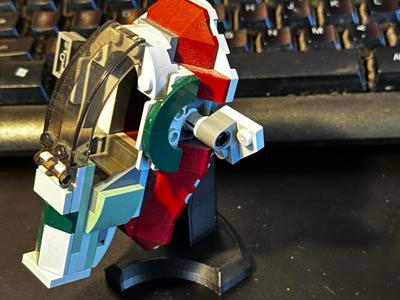 Boba fet small ship stand star wars
