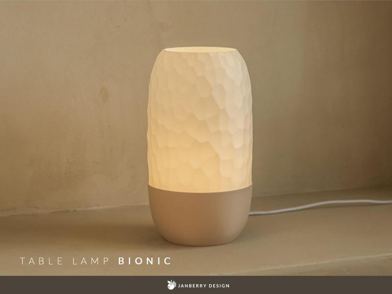 Table Lamp - with Bionic Pattern