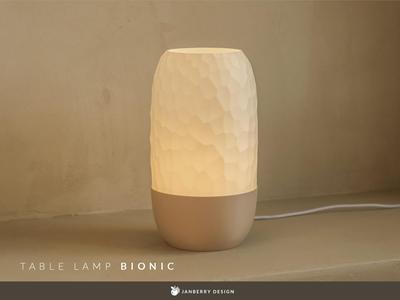 Table Lamp - with Bionic Pattern