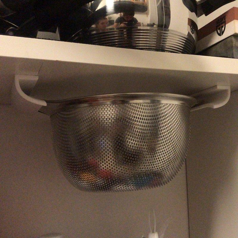 storage solution for colander / Aufbewahrung für Nudelsieb (o.ä.)