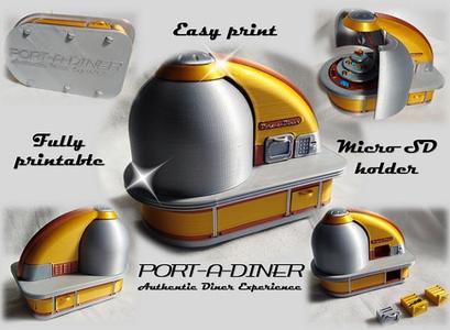 PORT-A-DINER Micro SD Holder