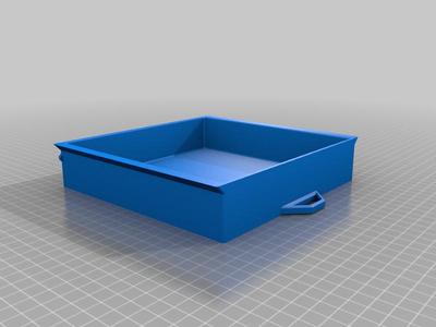 Under desk drawer, 7"x7"