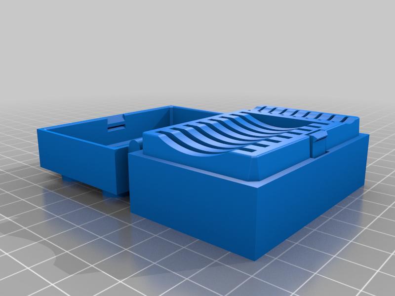 Hinged Sd & Micro SD Card Box - Lego Design