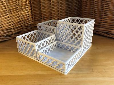 Chain Link Gridfinity Bins (2x2)