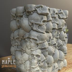 TCG Deck Box - Skulls - Support Free