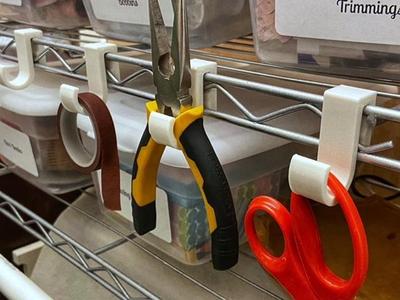 Shelf Hooks for Metal Wire Rack Shelves