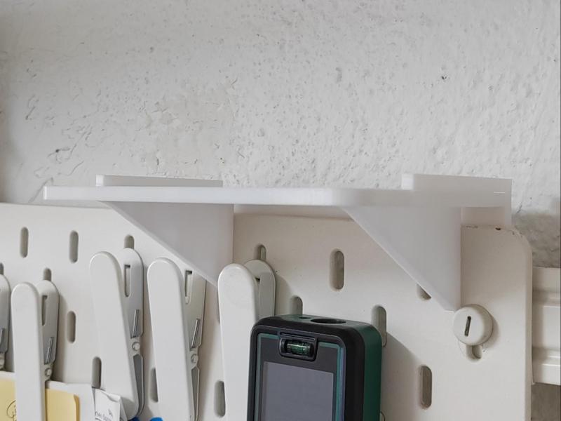 Upper Shelf for Ikea Skadis