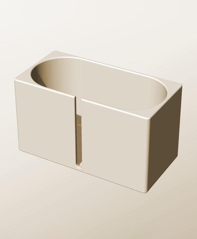 CX96-120-SB Stacking slotted component box bin for makers