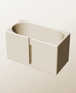 CX96-120-SB Stacking slotted component box bin for makers