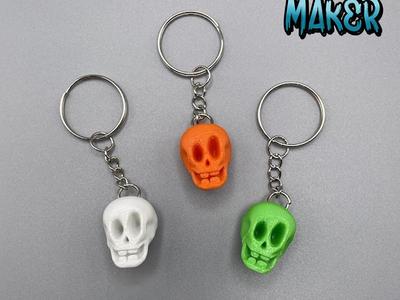 Skull keychain