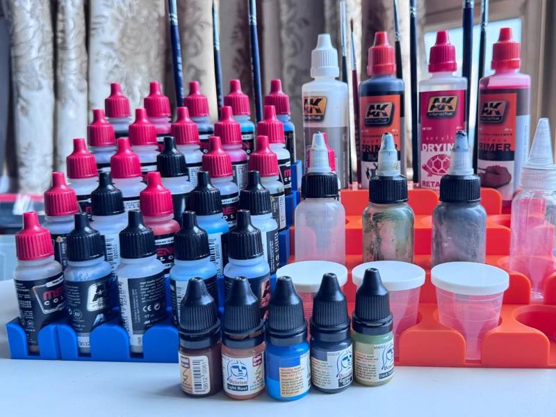 21mm Small Bottle Paint Modular Storage Rack
