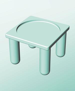 SS162-135Q Stand or Base for Modular Stacking Storage Container Box Bin