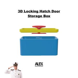 Hatch Door Storage Box Container 