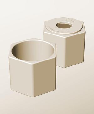 CH96-90-P Stacking pierced component box bin for makers