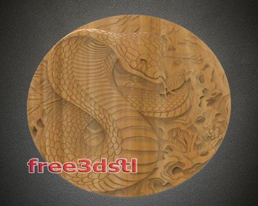 snake 3D STL Model (FREE)