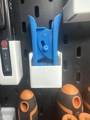 PTFE Tube Cutter Holder with Ikea Skadis mounts