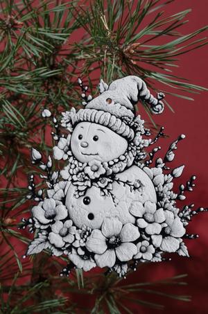 Christmas Snowman Decoration