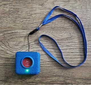 SOS button case reduces accidental activations
