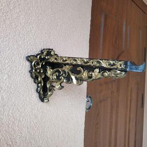 Ornate Plant Hanger Bracket – Baroque Style, Wall Mount, Printable