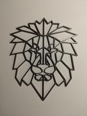 lion geometrical design