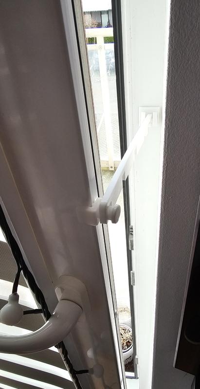 Balcony window lock