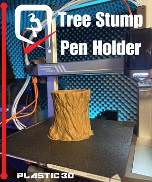 Tree Stump Pen holder