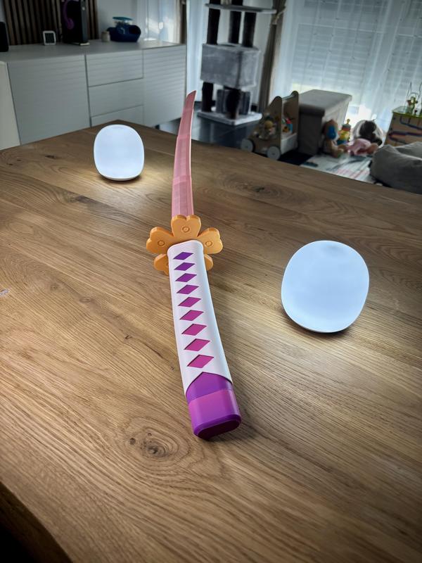 Collapsing Mitsuri Katana - Inspired by Demon Slayer