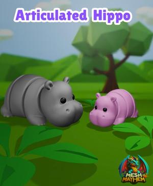 Cute Articulated Hippo