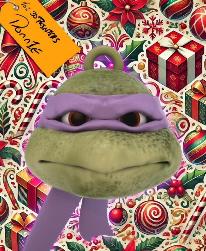 1990 Donatello Christmas Ornament