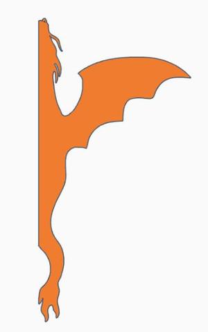 Half Dragon Bookmark 5.stl
