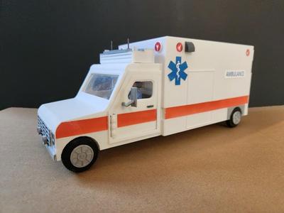 Not The Haddonfield Memorial Hospital Ambulance Vehicle - Not The Halloween Collection