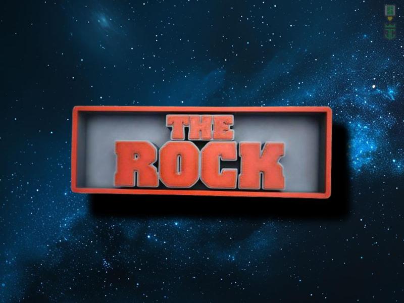 The Rock Cinema Film Room Sign Box
