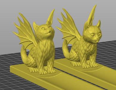 Dragon Cat Incense Holder with Mouth Hole