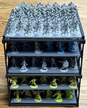 Figure Trays and Rack