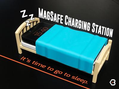 MagSafe Charging Station – Put Your Phone to Sleep in Style!