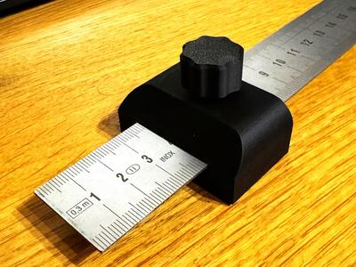 Ruler stop block
