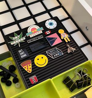 GRIDFINITY 3x3x21mm LAPEL PIN DISPLAY BLOCK