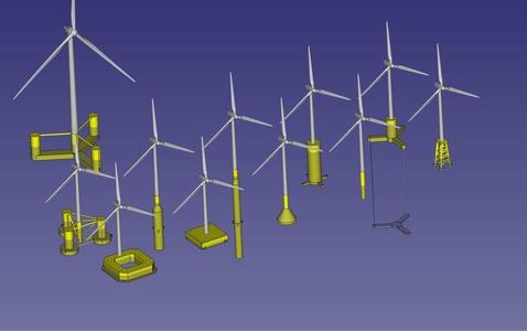Floating wind turbines 