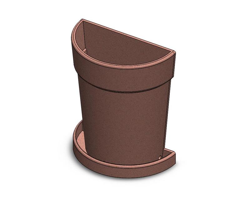 Potted Plant Bookend