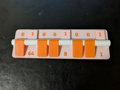 IP Binary to Decimal Converter - press and clip