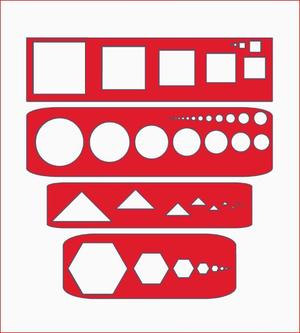 Drawing shape stencil