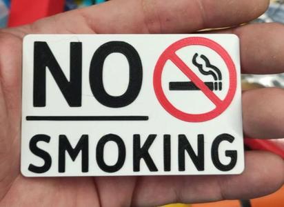 No smoking sign