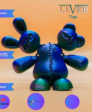 VOODOO Monster Rabbit and Bear - LeverToys.stl