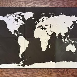 World map 65x43cm (6 pieces) 